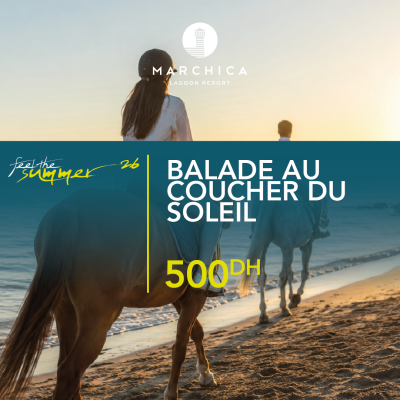 Balade au coucher du soleil