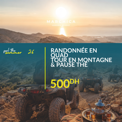 Randonnée en quad, tour en montagne & pause thé